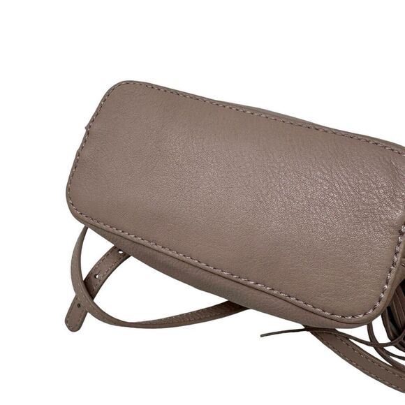 HOBO Nash Crossbody Purse Small Bag Pink Leather Zip Around Tassel Womens - Picture 10 of 16